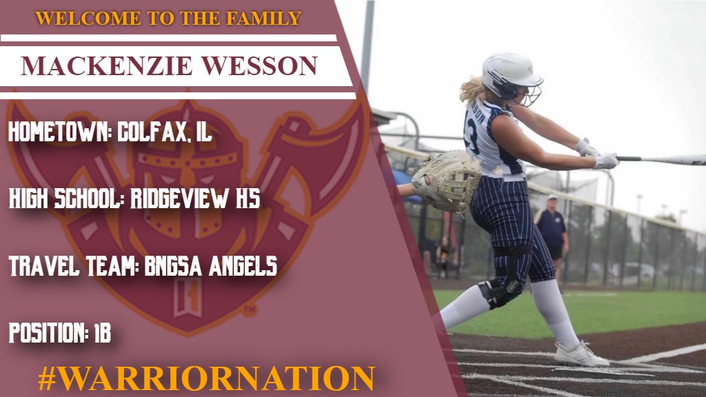 Welcome to the Warrior Family 💪🏼🏆<a href="/KenzWesson2024/">Mackenzie Wesson</a>  #CultureWins