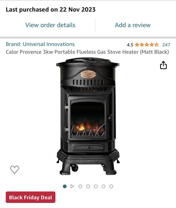 HesBitGlide's tweet photo. has anyone got any recent experience of calor gas fires? My D starts work in our shop tomorrow. There’s no boiler or heating. So I bought a calor gas fire (they’ve moved on a bit since 1985 apparently)  So this takes a 15kg bottle of gas. How long would that last used 1/2 https://t.co/1gceR7hE04