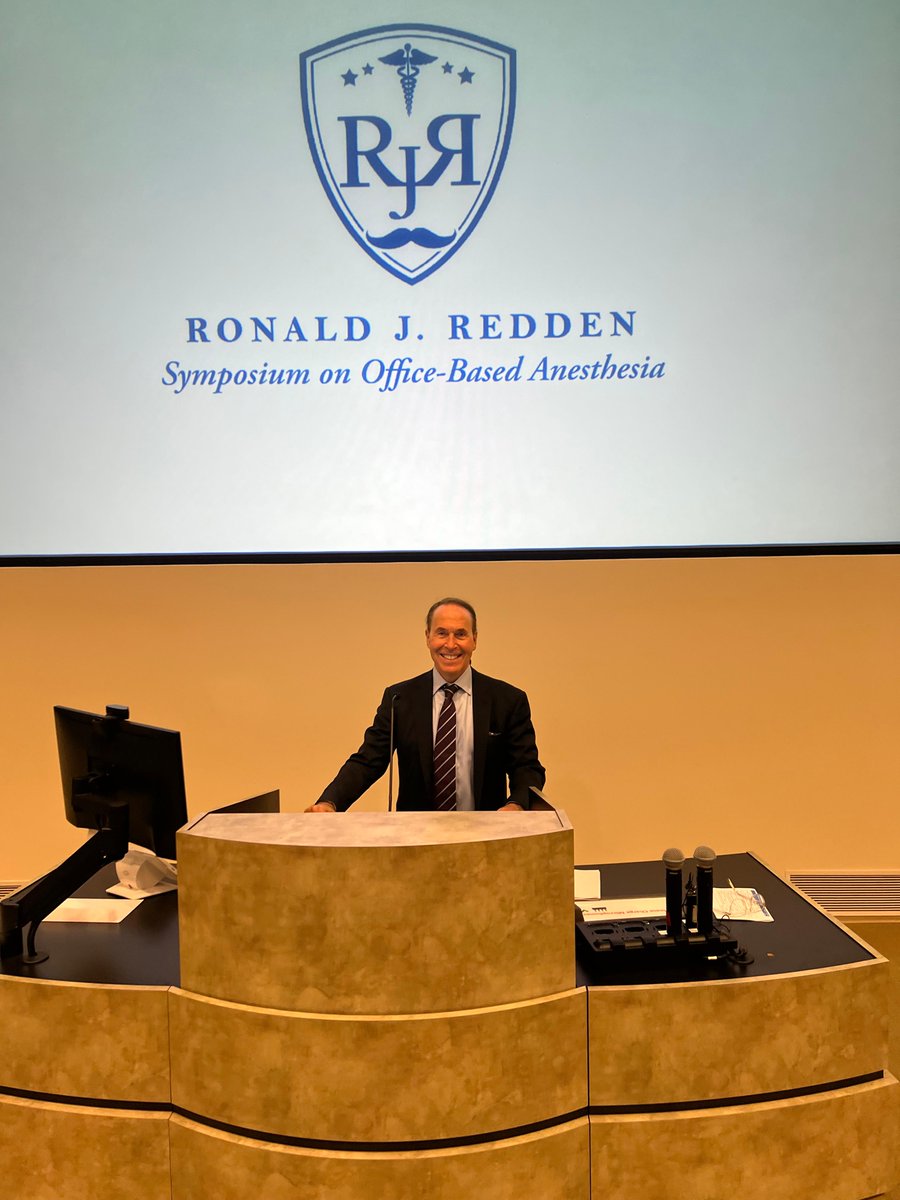 Congratulations to Drs. Fred Shapiro and Bryant Cornelius for presenting at the Redden Symposium on Office-Based Anesthesia! #Anesthesiology