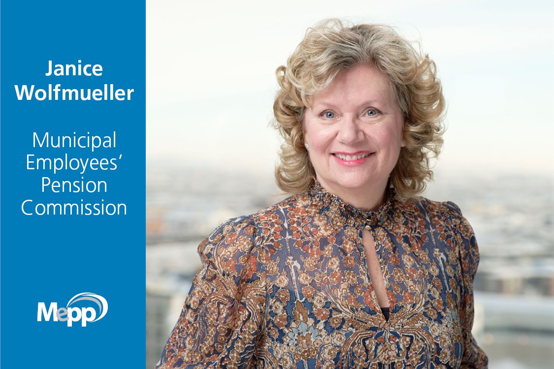 Meet Janice Wolfmueller! Janice was appointed to the Commission (MEPC) by the Saskatchewan locals of the Canadian Union of Public Employees (CUPE) with members in the plan. We are so happy to have her as part of our team! Learn more: mepp.peba.ca/fund-informati…