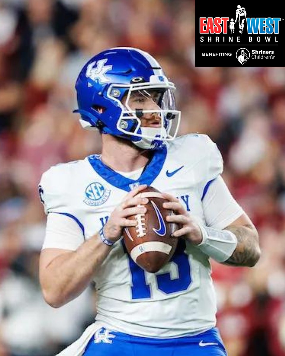 East-West Shrine Bowl (@shrinebowl) on Twitter photo #ShrineBowlBound 🎯
QB Devin Leary (<a href="/DevinLeary1/">DLeary</a>) from <a href="/UKFootball/">Kentucky Football</a> has officially accepted his invitation to play in the 2024 East-West <a href="/ShrineBowl/">East-West Shrine Bowl</a>!
#GoBigBlue | #ShrineBowlWhosNext😎 #ShrineBowlBound 🎯
QB Devin Leary (<a href="/DevinLeary1/">DLeary</a>) from <a href="/UKFootball/">Kentucky Football</a> has officially accepted his invitation to play in the 2024 East-West <a href="/ShrineBowl/">East-West Shrine Bowl</a>!
#GoBigBlue | #ShrineBowlWhosNext😎