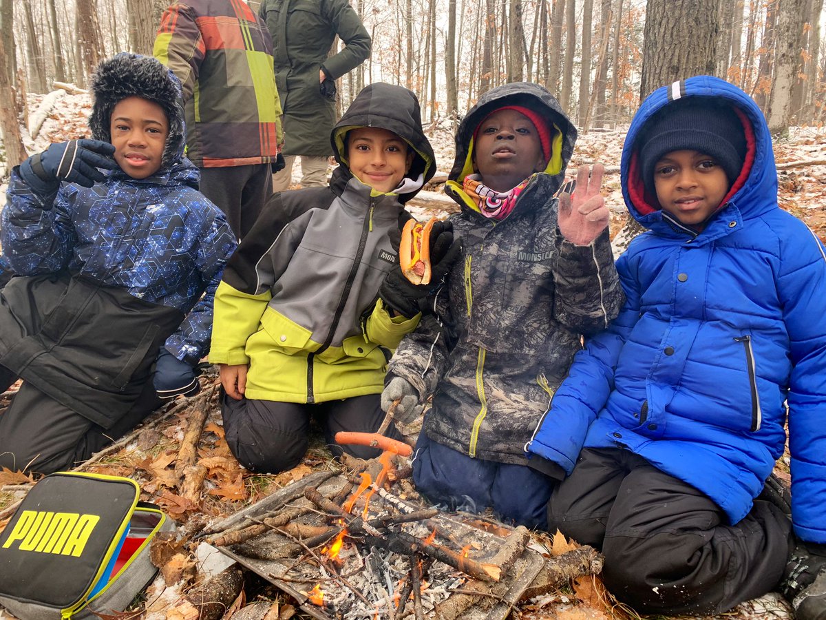 Great day with the grade 4s from <a href="/MollyBrant_LDSB/">Molly Brant ES</a>. We had some first time “campfire🔥” students today which is so special.