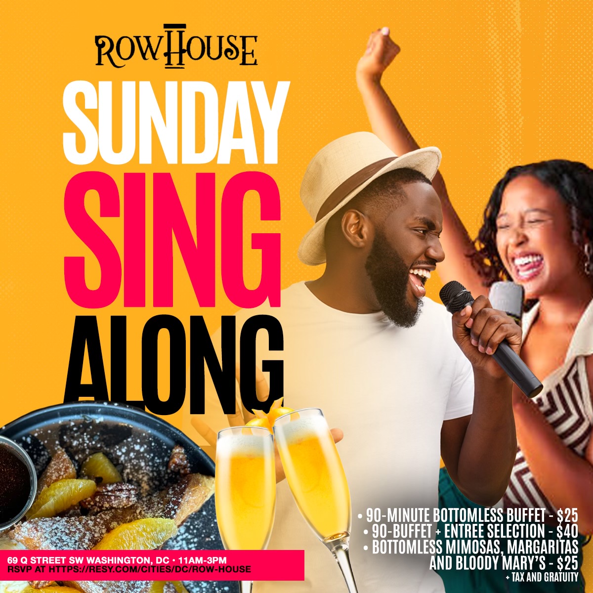 Join us for another weekend of Brunch Bubbles & Beats or Sing-Along with us this Sunday while enjoying tasty brunch entrees! RSVP here: ow.ly/Th2N50QgwtG