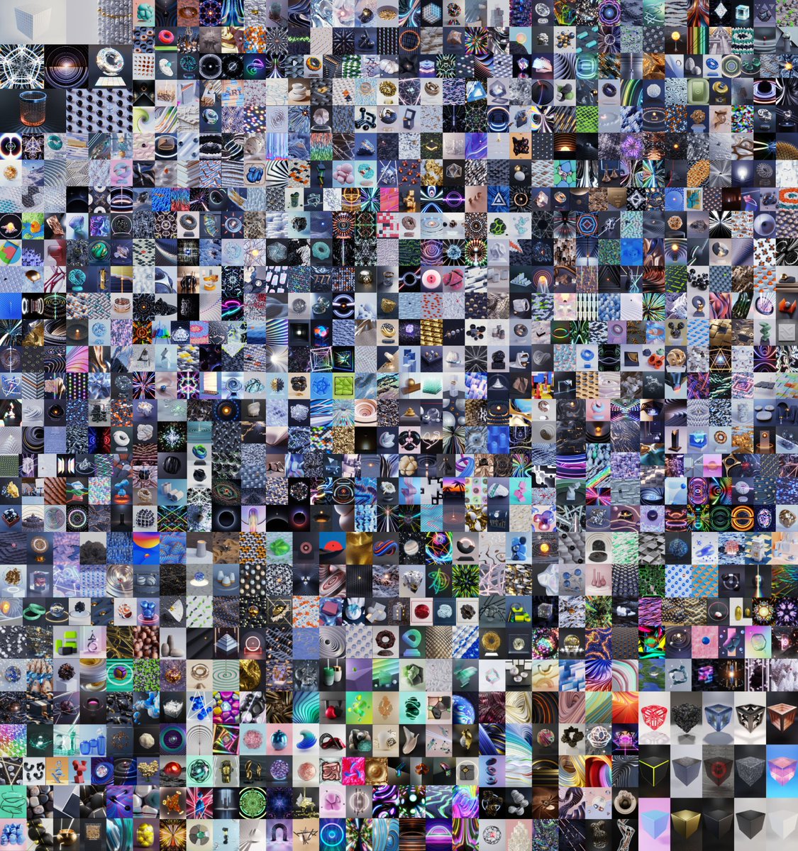 GQBDnet's tweet photo. I'm extremely excited to have reached this epic milestone of creating 1000 daily artworks over the past thousand days. 😁

My promise to the world is to keep on going forever, day by day, and create the biggest collection of daily art pieces I can possibly create. ☝️

It'll be a wild ride! I hope you stick around for it and you'll enjoy it just as much as I will! 🖼️
_
#GQBD #GQBDart #blender3d #blendercommunity #dailyart #goals #onethousand #thousand #milestone #achievement #consistency