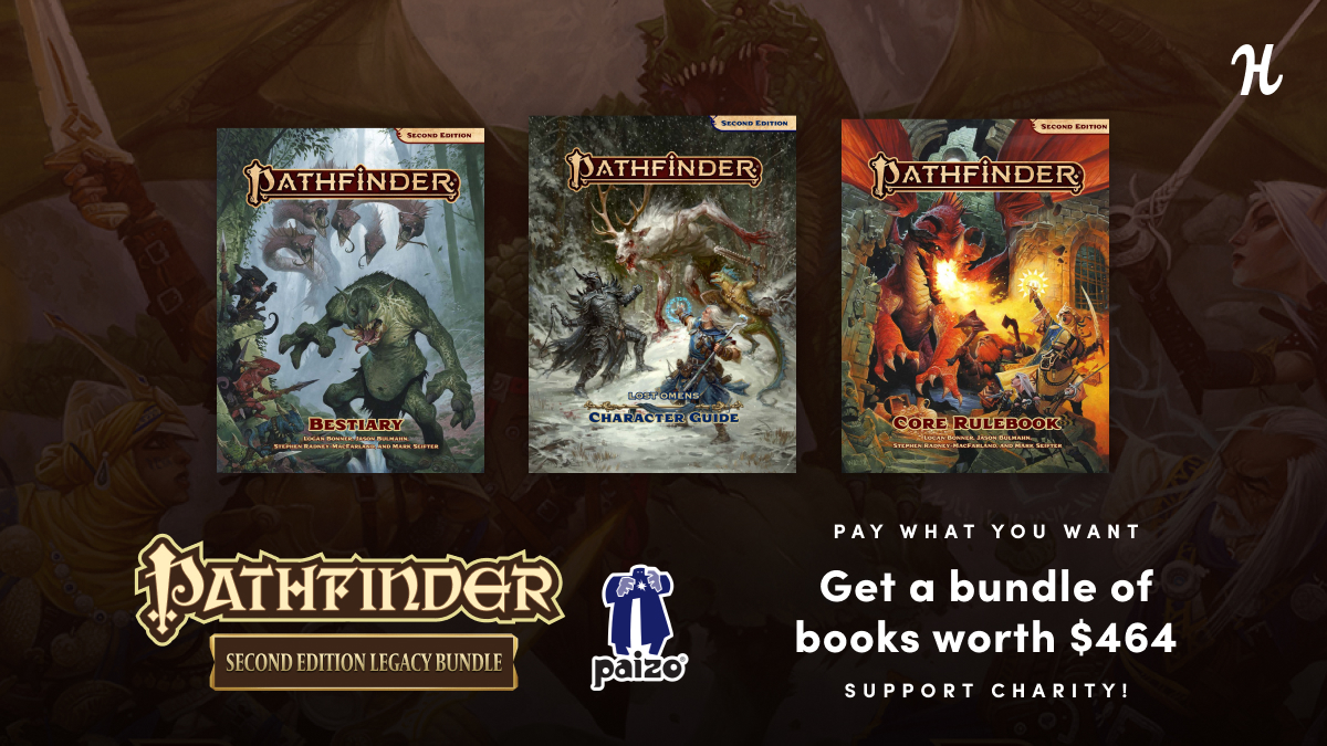 The Pathfinder Tales Humble Bundle has raised over $10,000 for charity and  ends Thursday, August 31 at 10 AM Pacific—don't miss the…