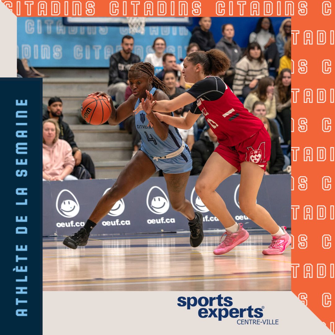 🏀🚹Elie Karojo, basketball masculin, et 🏀🚺Paule-Beline Ibita Pondza, basketball féminin, sont nos athlètes de la semaine chez les Citadins.  #basketball