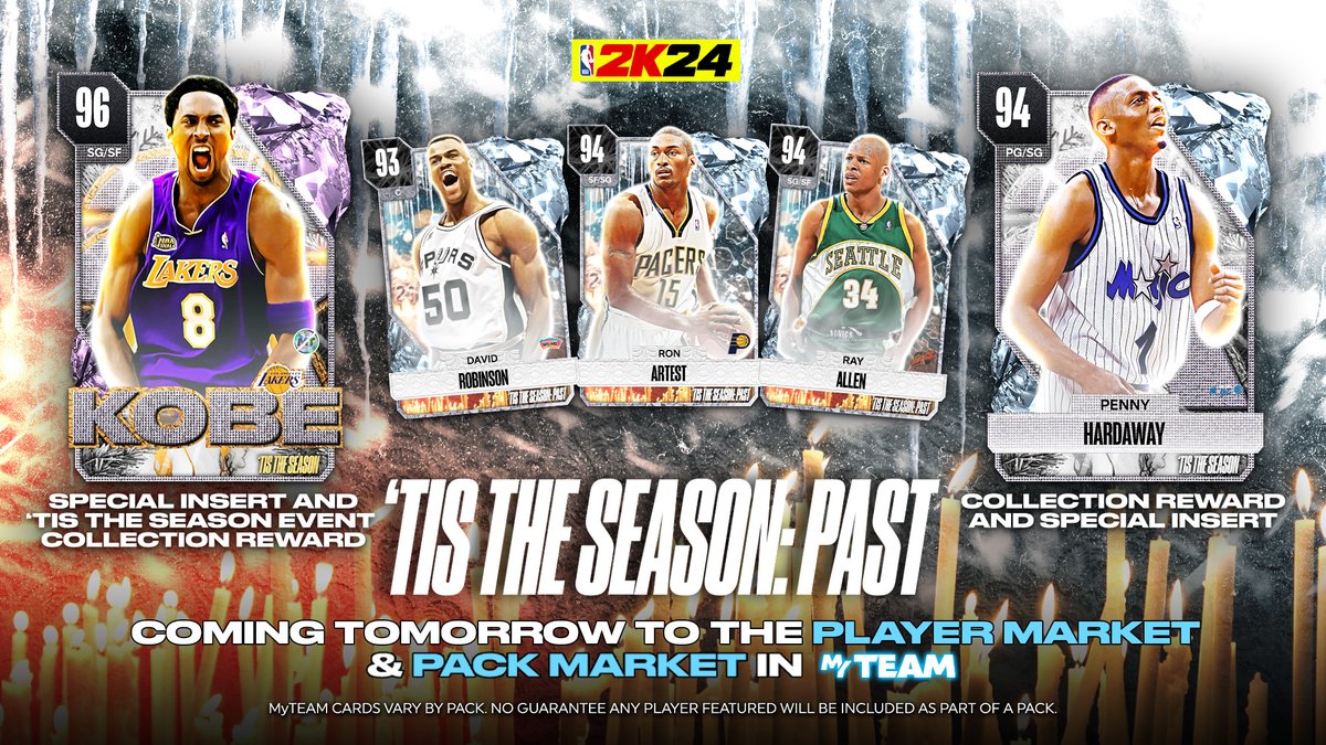 NBA2KMyTEAM's tweet photo. Head to the Player Market and Pack Market to add these players and more to your squad 👀  

💎 Penny Hardaway (Collection Reward and Special Insert) 
💎 Ron Artest 
💎 Ray Allen 
💎 David Robinson https://t.co/0diGNoYlr6