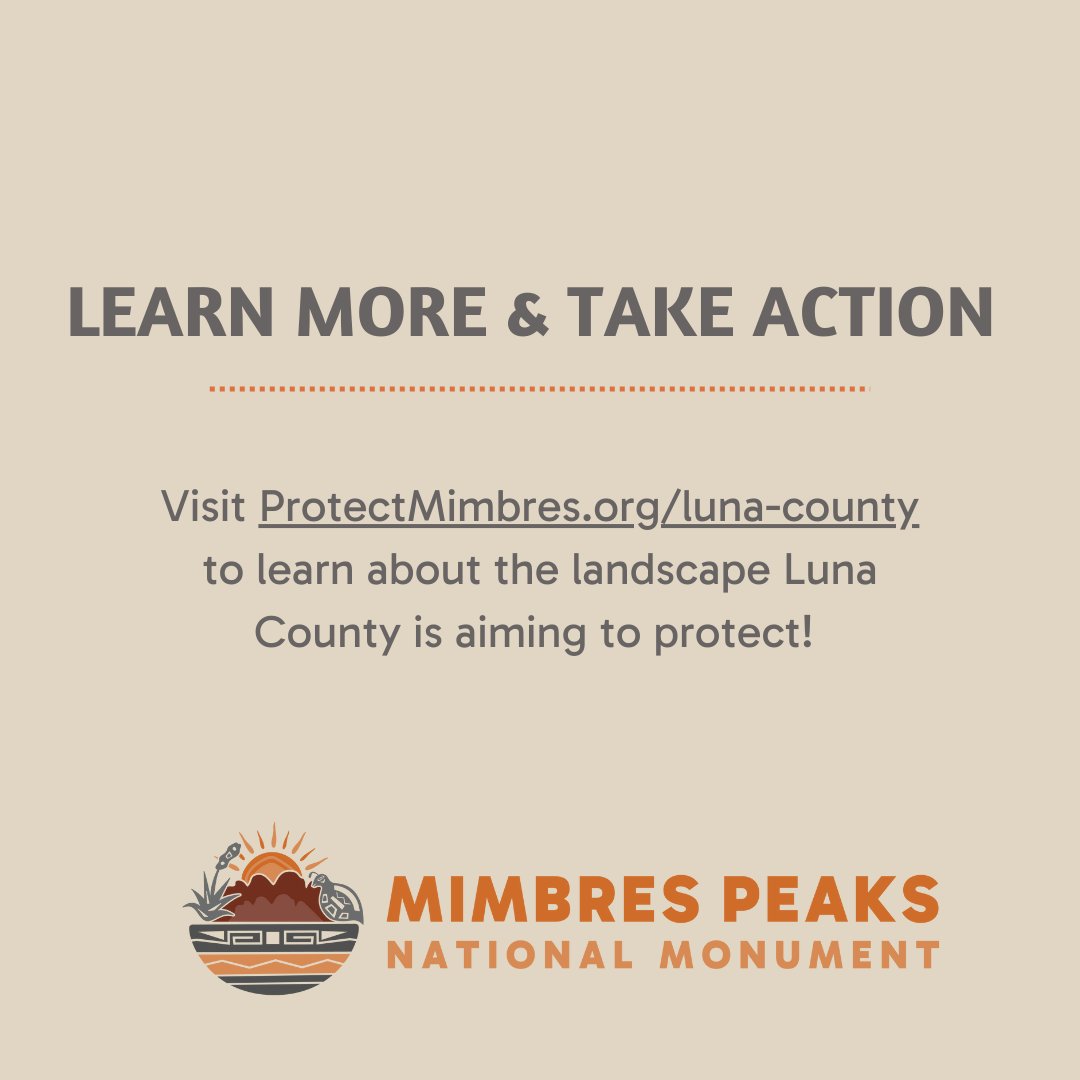Big news for Southern New Mexico: Community leaders in Luna County are working to protect public lands through a national monument designation! Learn more about Mimbres Peaks: protectmimbrespeaks.org #ProtectMimbresPeaks #nmpol #NLI #NativeLands #nmtrue #newmexico