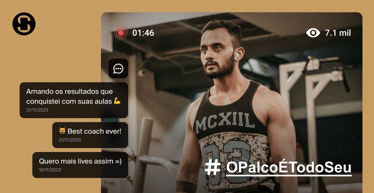 getstages's tweet photo. Tá cansado de criar conteúdos, treinos e aulas incríveis e não saber onde vendê-los? Imagina ter uma plataforma com a sua cara para isso? Mais do que faturamento, invista também na sua marca pessoal.

Aqui na #Stages o palco é todo seu!
#vemprastages #getstages https://t.co/32BFDjIMtk