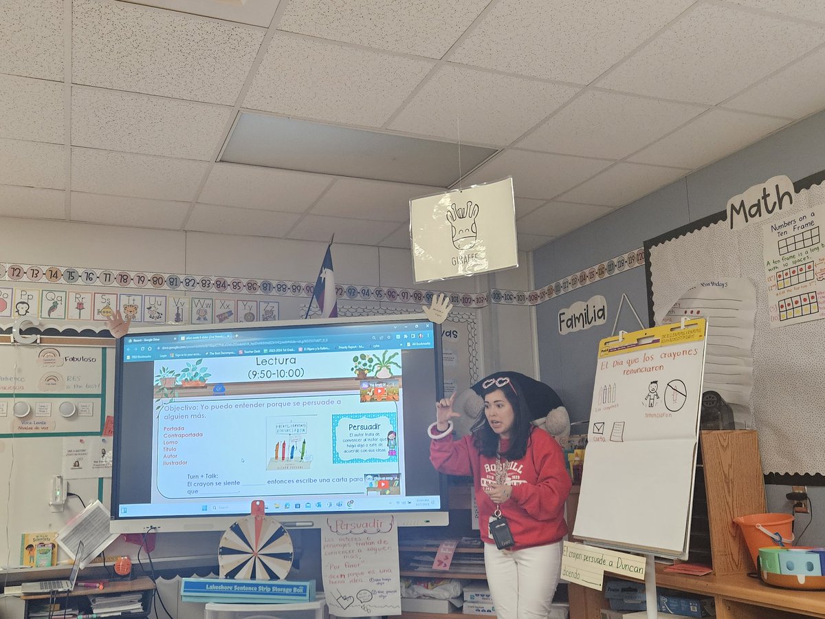 reneetristan22's tweet photo. Read Aloud with Accountable Talk is ROCKIN' @TISDRES 🎸🙌Teachers are planning and executing intentional think alouds, providing opportunities for students to turn and talk, and supporting all language learners with vocabulary previews and sentence stems. @TISD_ELAR https://t.co/u4XX4cvbCs