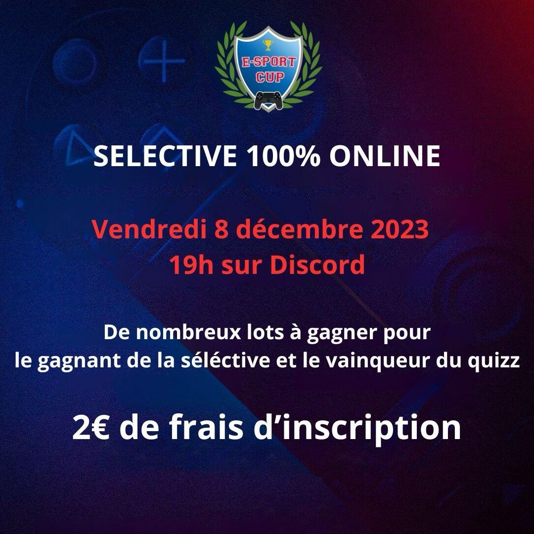 🚨💸 2500€ de cashprize pour un tournoi EAFC 24 sur PS5, ça t’intéresse ? 🎮🔥

J-1 avant la 3ème sélective qualificative de la <a href="/SMSESPORTCUP/">SMS SPORT CUP</a> ! ⏳

👉 Compétition 100% online
👉 EAFC 24 sur PS5
👉 2€ seulement pour s'inscrire reversés à <a href="/Studhelp_/">StudHelp</a>

Plus que quelques places !