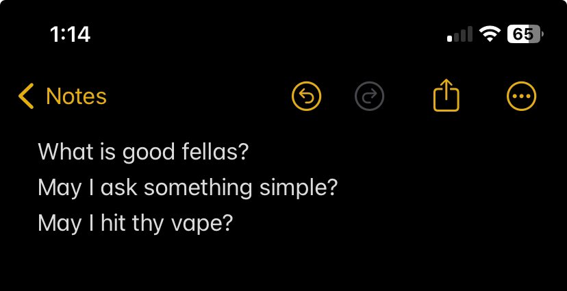 Vape haiku