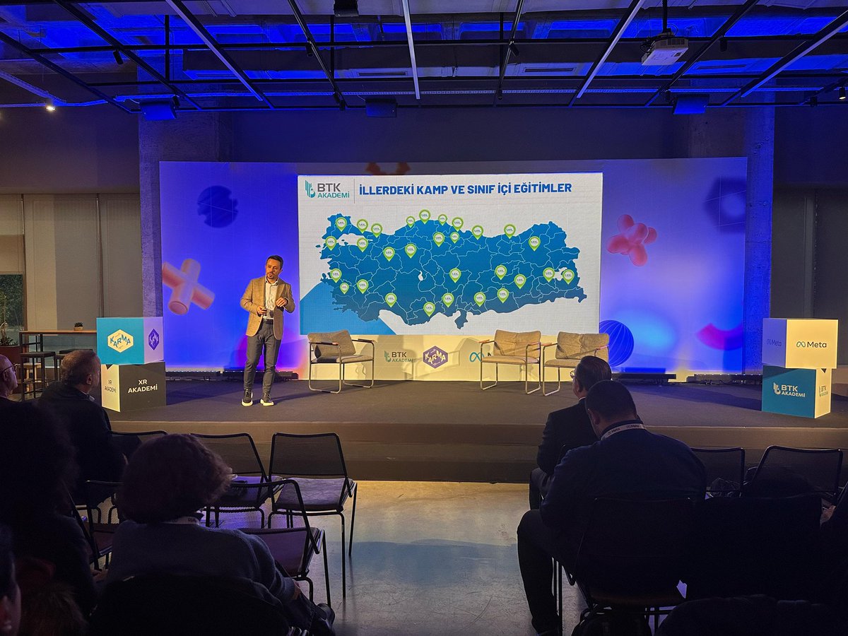 #meta ’nın, <a href="/BTKAkademi/">BTK Akademi</a> ve Koç Üniversitesi KARMA Lab [ <a href="/Ku_Karma_/">Koç Üniversitesi KARMA Gerçeklik Laboratuvarı</a> ]  ortaklığıyla hayata geçirdiği #XRAkademi lansmanı İstanbul’da gerçekleştirildi. 

Etkinliğin açılışında konuşan Daire Başkanımız Sn. Mustafa Ermiş ;

#XR teknolojisinin geleceğin en önemli teknolojileri