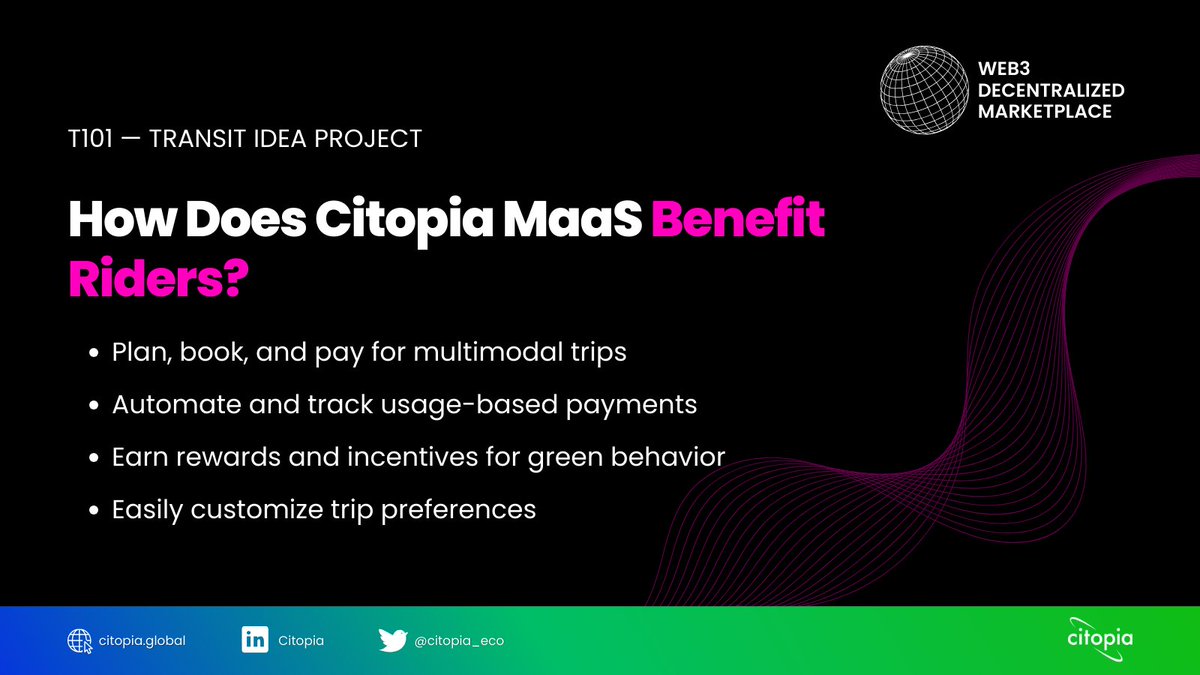 dltMOBI's tweet photo. Experience seamless trip planning, smart payment automation, rewards for green travel, and more. Join us on the journey to a more connected mobility ecosystem! 🛴 | #mobilityasaservice
➡️ Learn about Citopia MaaS: https://t.co/G0y7HjxSoK https://t.co/d9xiUXHBPQ