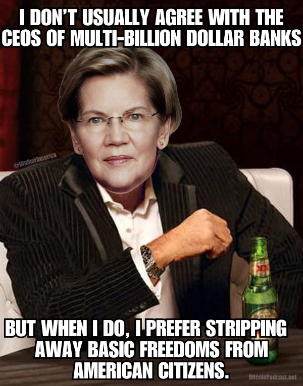 The Most Totalitarian Senator in the World

Featuring <a href="/SenWarren/">Elizabeth Warren</a>