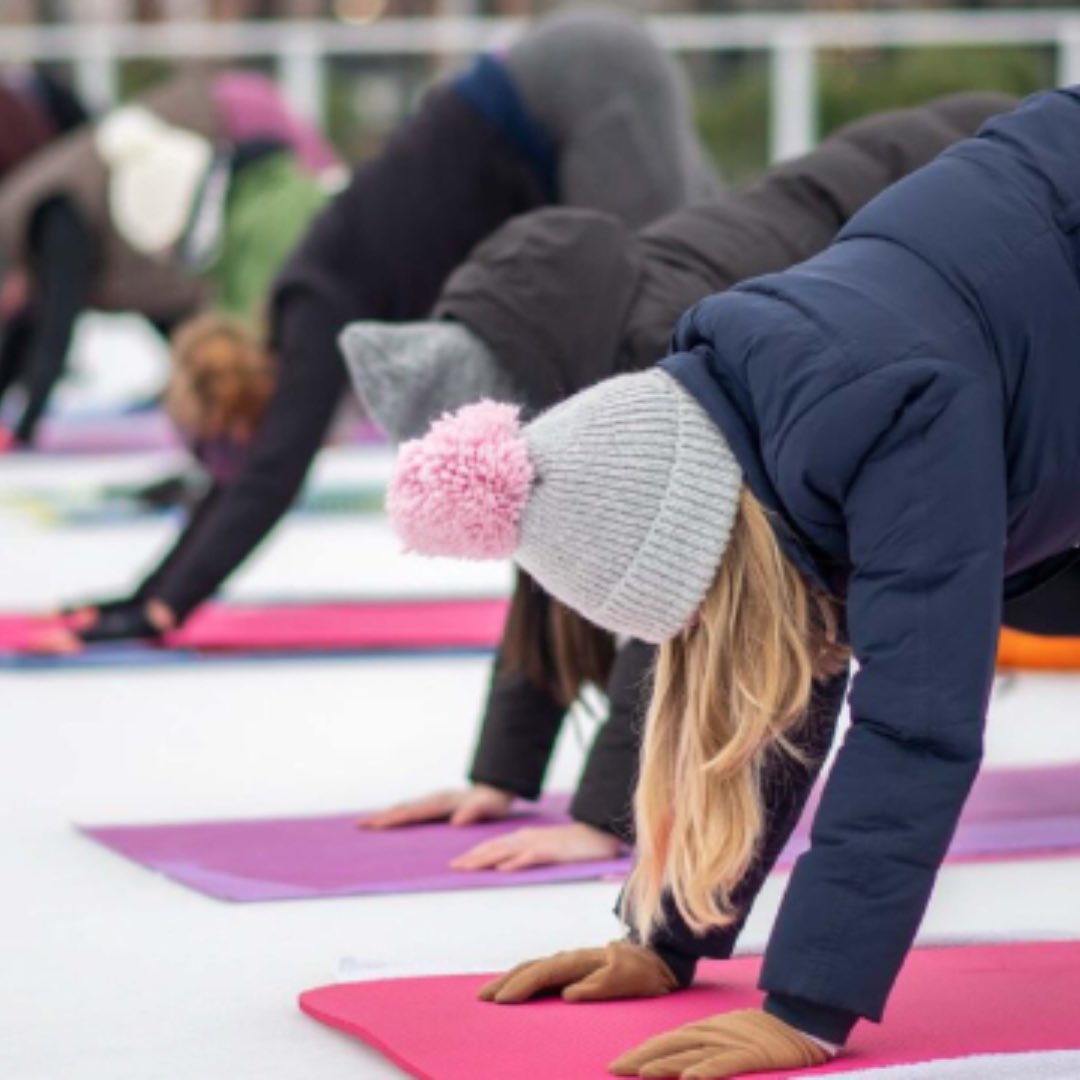 Time for some holiday self-care. Yoga on Ice is what you need. Join us for a FREE YOGA ON ICE class  Saturday, December 9th at 9:00 am at The RINK at Belmar. Wear your coziest sweats and bring your own mat. RSVP required.   bit.ly/Yoga_on_Ice_DE… #lululemon #corepoweryogaBelmar