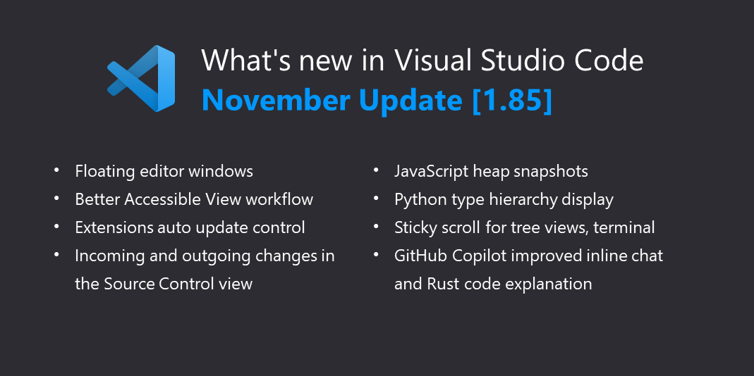 Visual Studio Code tweet media