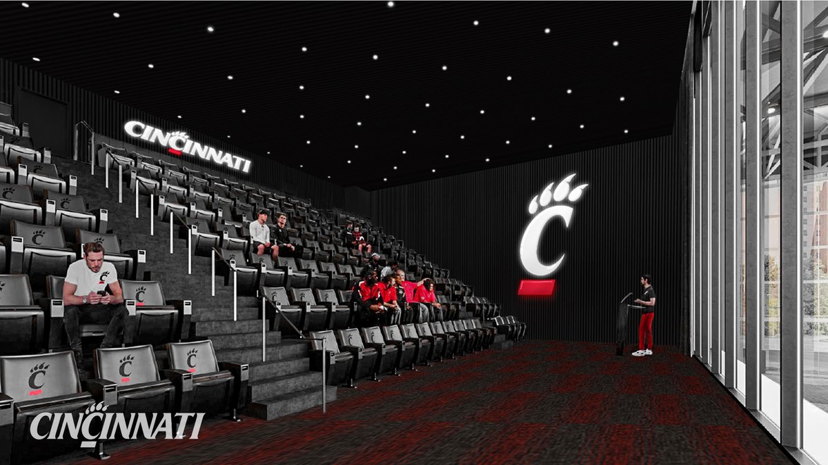 GoBEARCATS's tweet photo. .@GoBearcatsFB locker room, weight room, team meeting room and position meeting room.

🏗️: https://t.co/d152zRx9hc
📝: https://t.co/GJH1x46AQZ

#Bearcats | @uofcincy https://t.co/ai5n1q5XD0