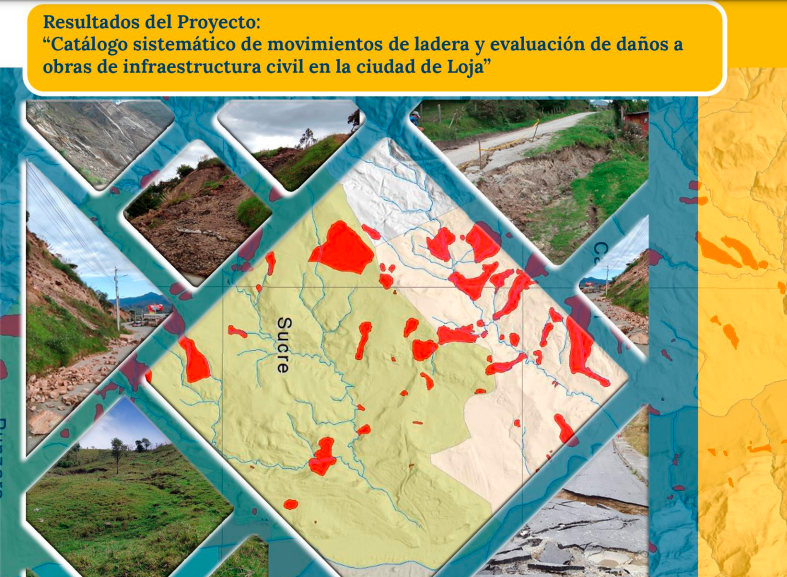 utplvinculacion's tweet photo. #VinculacionUTPL, Observatorio de Movimientos de Ladera y Riesgos Geológicos @utpl, resultados del proyecto "Catálogo sistemático de movimientos de ladera y evaluación de daños a obras de infraestructura civil en la ciudad de Loja" en los  últimos 8 años. https://t.co/hOa99dAeyp https://t.co/MP4moLoz6D