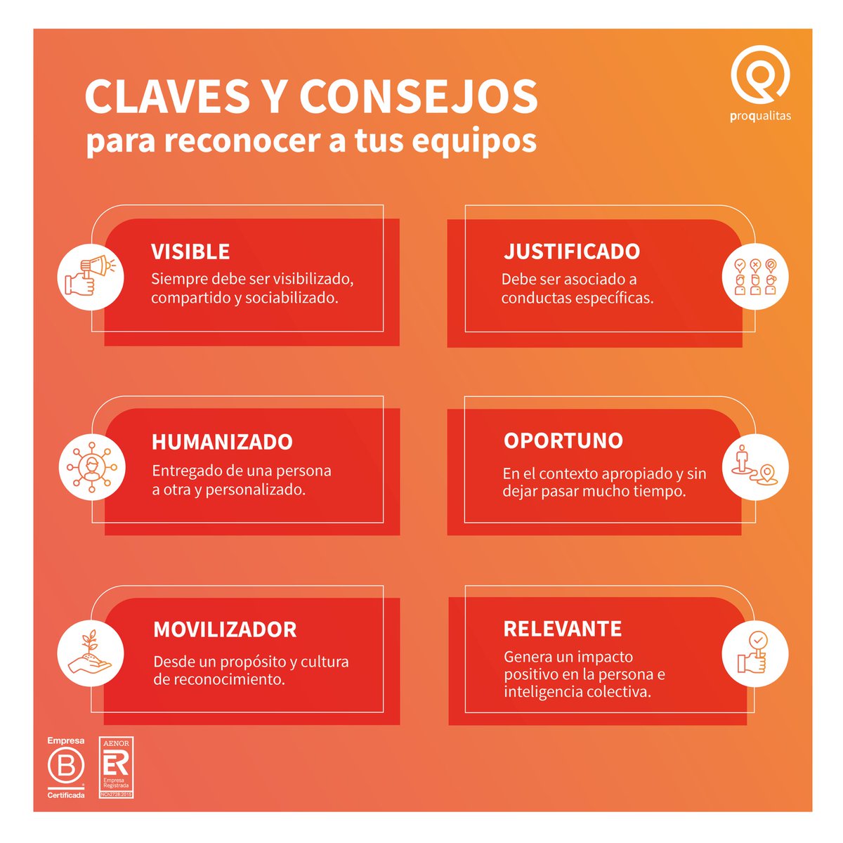 Te invitamos a revisar las claves y consejos para reconocer a tus equipos.
¿Quieres saber más?
Ingresa al link para conocer el programa completo.

mailchi.mp/proqualitas/jo…