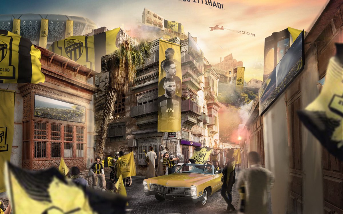 ittihad's tweet photo. اطلقوا الشعارات .. الهتافات .. الشالات 

كــلنا من أجــل الكـــيان 💪

لنـــجعل جـــدة صـــفــراء 🗣️

هيا بنا الى المونديال 🟡🟡🟡🟡🟡

#النمور_في_المونديال
#TigersInCWC https://t.co/StvOPuOdtc