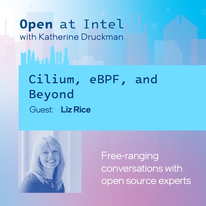🎙️Exciting new @OpenAtIntel #podcast! Tune in to hear @lizrice of @isovalent talk about #Cilium, #eBPF, and the power of #openSource. Subscribe for more of these awesome talks. Find it here: openatintel.podbean.com/e/cilium-ebpf-…