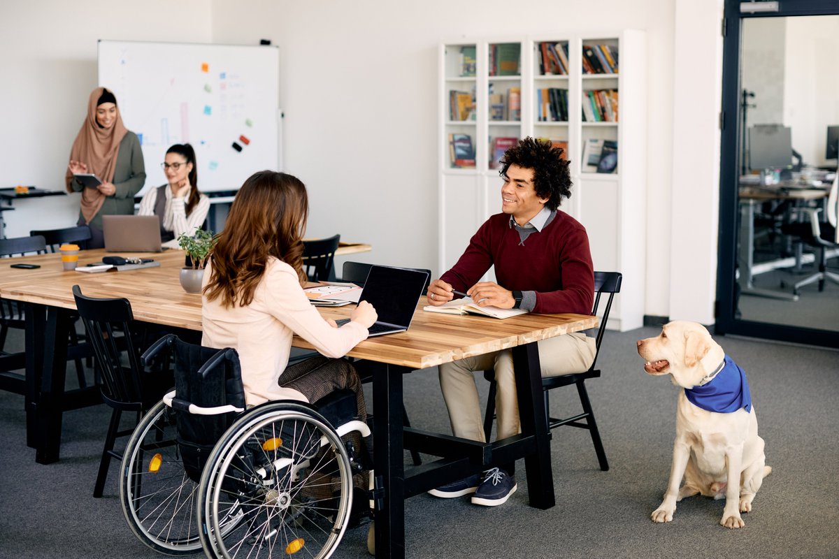 #Accommodations should be approached case-by-case but when considering shared workspace, building in flexibility can make shared workspaces more accessible. JAN offers ideas. Read "Making Shared Workspace More Accessible for Employees with Disabilities." AskJAN.org/articles/Makin…
