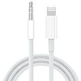 Aux Cord for iPhone,[Apple MFi Certified] Lightning to 3.5 mm AUX Cable for Car Stereo, Speaker, Headphone, Auxiliary Audio Cable Compatible with iPhone 14 13 12 11 XS XR X 8 7 3.3FT White @ $7.64

bit.ly/4adbAQw