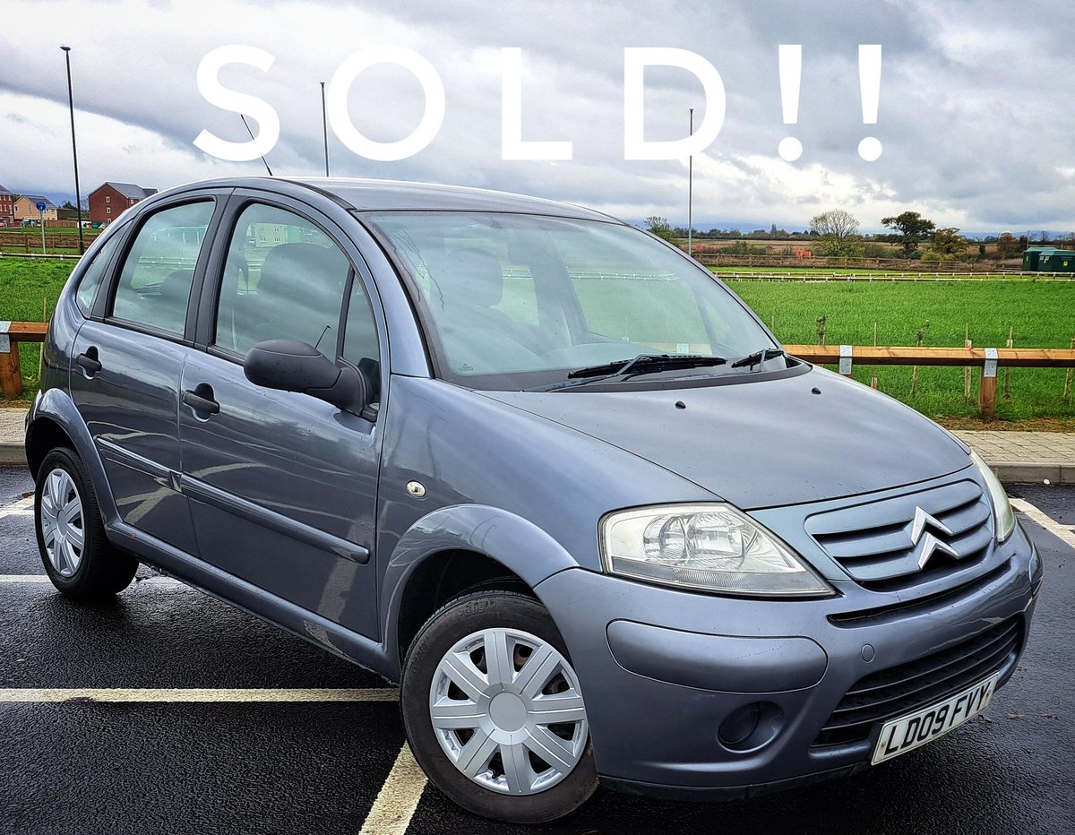This little C3 was sold yesterday to a lovely local couple who desperately needed a car due to theirs being written off. This should do them for a while 👍