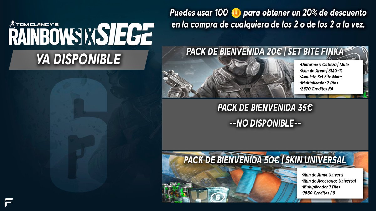 CandyManR6's tweet photo. Ya disponibles los PAQUETES DE BIENVENIDA del Y8S4

·Recuerda canjear los 100 units para conseguir un 20% de descuento en ambos paquetes desde aqui -> https://t.co/Ki2K27AuXt https://t.co/fqE79EF36Q