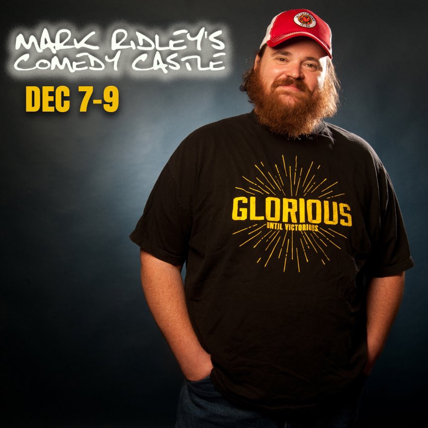 This weekend I am at @ComedyCastle in Royal Oak with @TheMarkDeBonis Come out for my last shows of the year