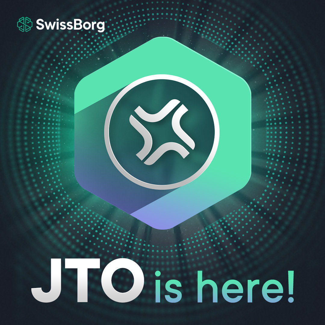 swissborg's tweet photo. 🚀 Proud to be one of the first to add #jitosol  Network's Token $JTO to our app! 💪🏼

🌐 Enter the Solana ecosystem with $JTO and be a part of the fastest-growing Liquid Staking Token network. 

🛸 Join the #DeFi future with us: 
https://t.co/oRwECUxwWG

#Solana #LST  @jito https://t.co/wPmxRRGYe5
