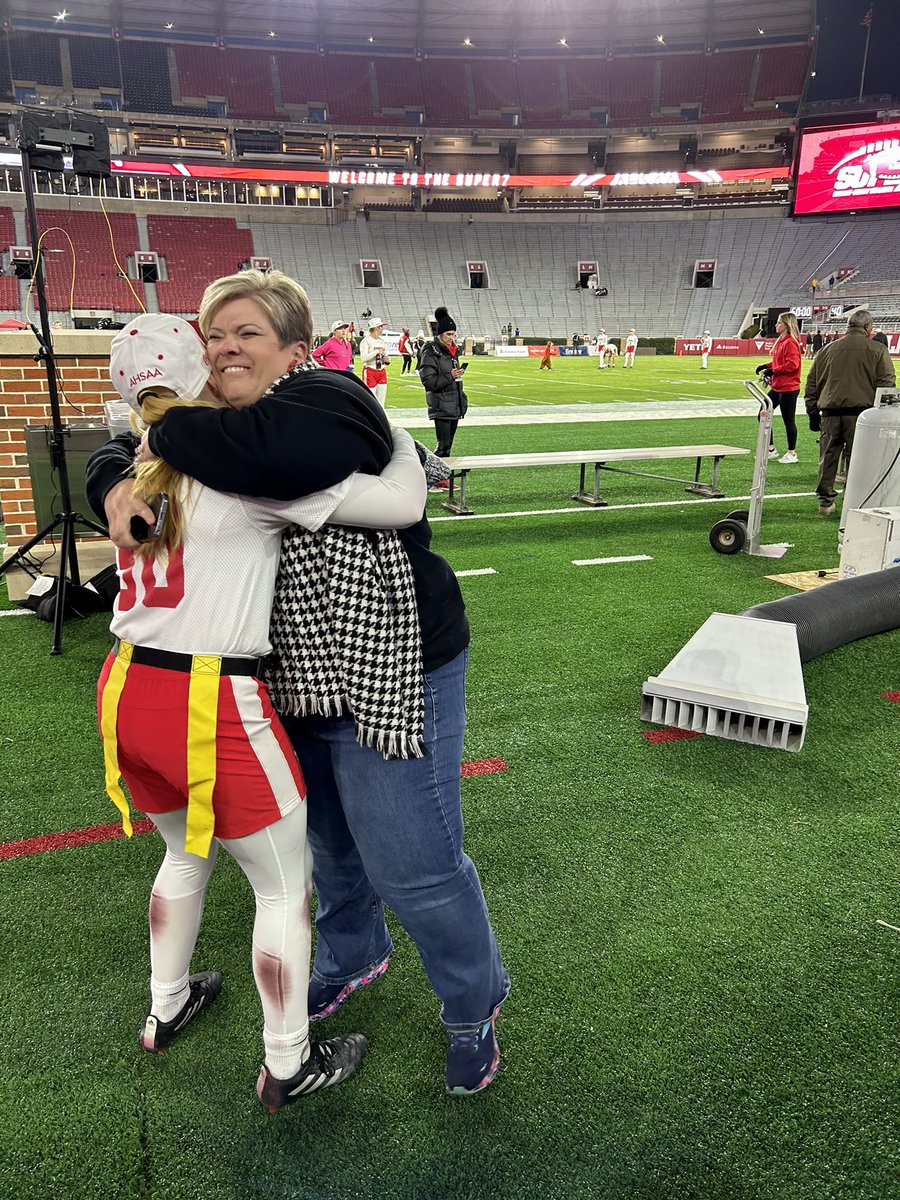 WOW! I can’t express the love I have for this sport! It’s brought me so much joy and friendships I will forever cherish! <a href="/AHSAAUpdates/">AHSAA</a> Thank you for bringing flag football to women’s sports, this is opening eyes to many young girls who will make history just like CENTRAL! #champs