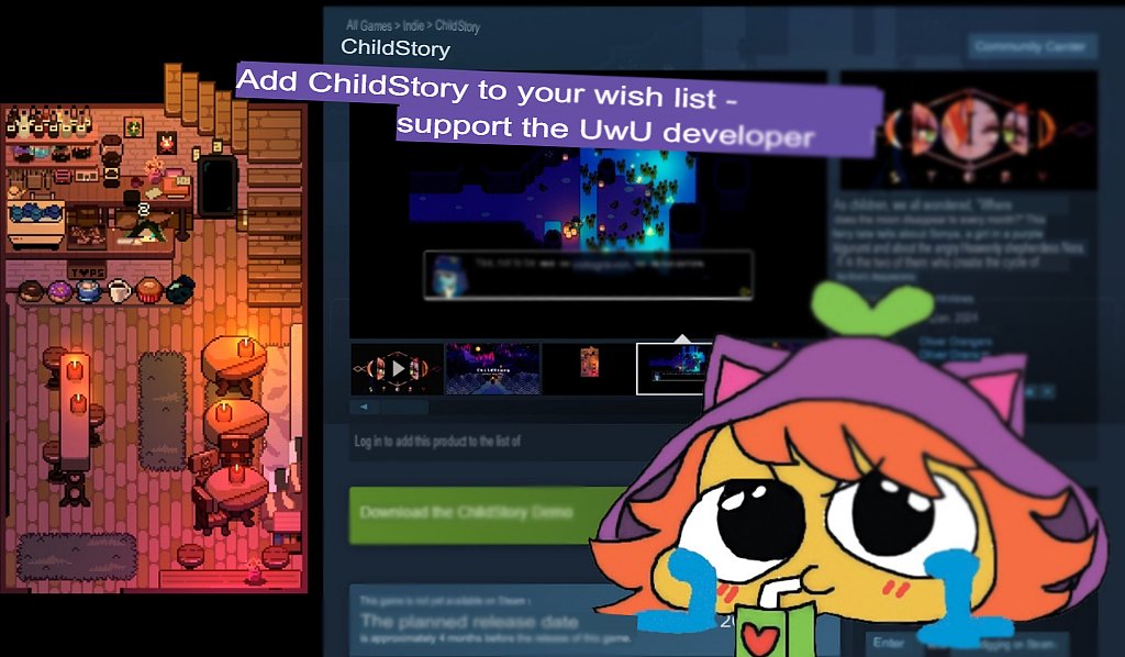 OliverOrangers's tweet photo. 🌔Childstory will be available on Steam on January 19th!🌒
🎮Add ChildStory to your wishlist: https://t.co/tvEzcx0fIm
🎮Watch the trailer: https://t.co/U5d1MLLBkK https://t.co/LiJDYHqVs1