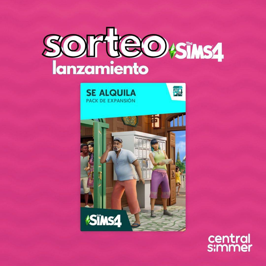 🚨 SORTEO

Para celebrar el lanzamiento de #LosSims4 Se Alquila estaremos sorteando una copia digital del Pack. 

Requisitos 
- Siguenos y sigue a <a href="/SimsLatinos/">Sims Latam</a> 
- Like y RT 

PLUS: Seguirnos en YT 

El sorteo finaliza este lunes 11 de diciembre y es internacional