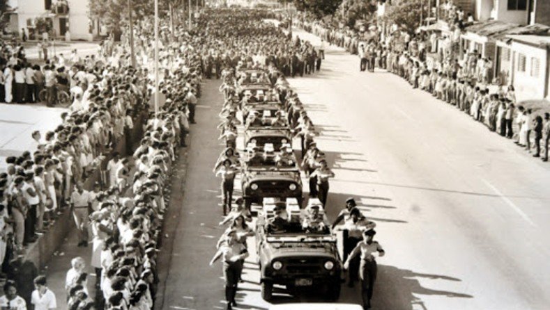 Un día como hoy en #Cuba pero en 1989 Tiene lugar la Operación Tributo, nombre que recibió la acción de trasladar de regreso a territorio nacional los restos mortales de los caídos en misiones internacionalistas
#CubaViveEnHistoria