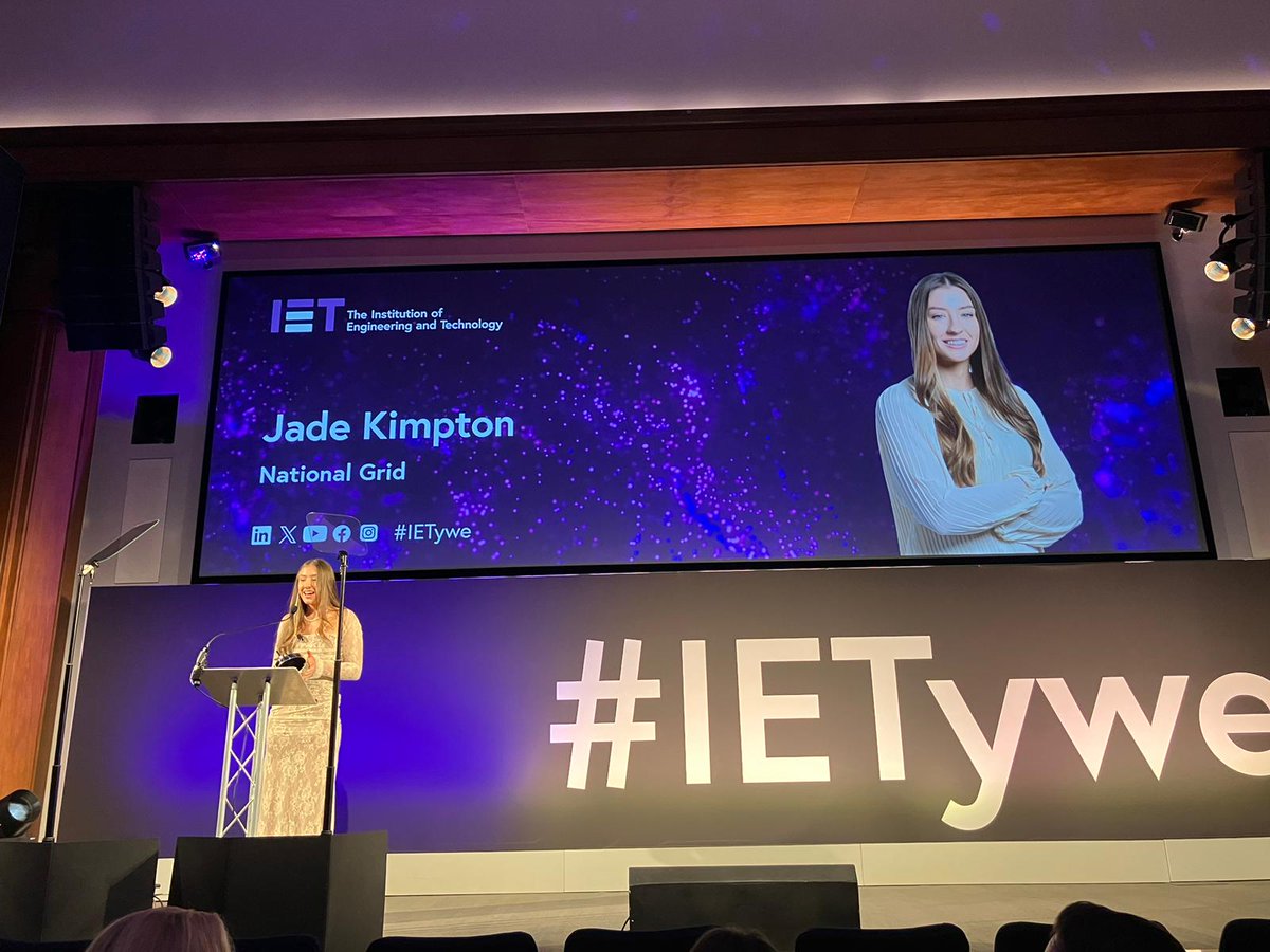 Congratulations, Jade Kimpton! Her exceptional commitment, team spirit, and enthusiasm for engineering have earned her the Mary George Memorial Prize for Apprentices. A true inspiration to aspiring engineers 🎊 #IETywe #MaryGeorgePrize @nationalgrid