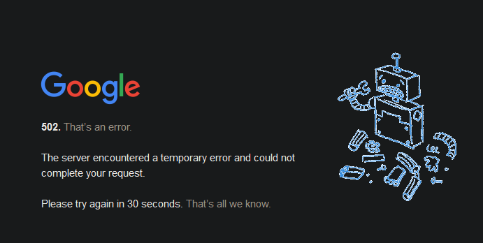 Protonus_ws's tweet photo. @GoogleForEdu Is there an outage for Google Classroom right now?  We are seeing 502 errors when trying to use Google SSO! https://t.co/0eraZQYvDl