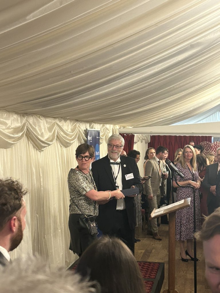 NSchoolsAwards's tweet photo. Congratulations to Robin Harrison FISBL of @RushcliffeSA for winning the Estates Management of the Year award! #NSAwards https://t.co/b86IFhr69X