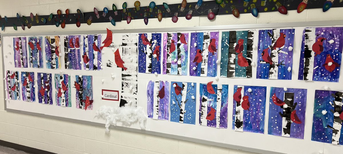 Some winter artwork by ✨✨amazing✨✨artists! <a href="/HopewellES/">Hopewell Elementary School</a>