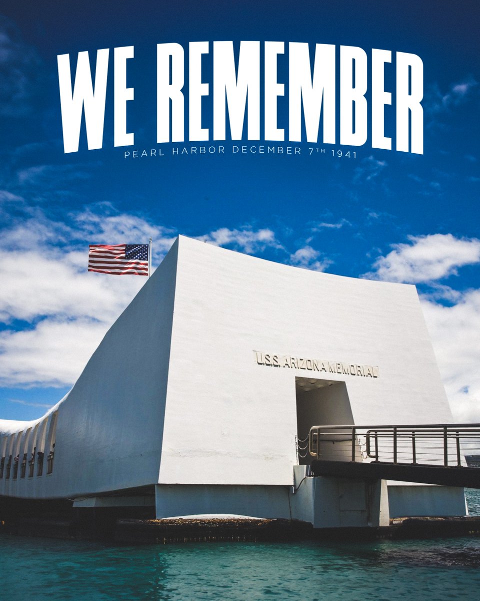 On this day, we remember the resilience and courage that unfolded at Pearl Harbor. #PearlHarbor82