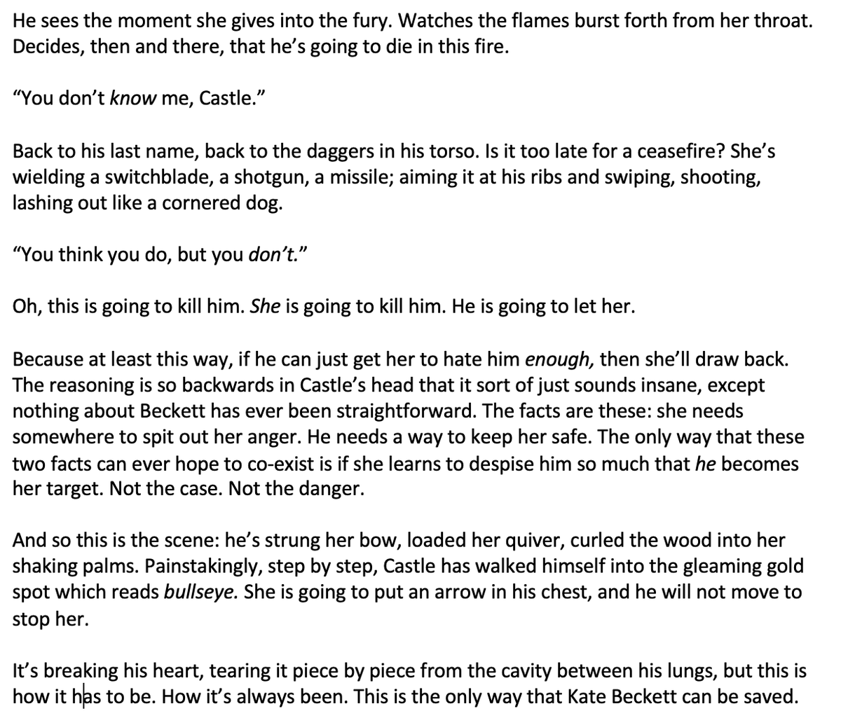 captbeckett's tweet photo. writing a caskett fix-it but having to describe their argument is just actual psychological torture ive decided https://t.co/gZ8yGLjO2n