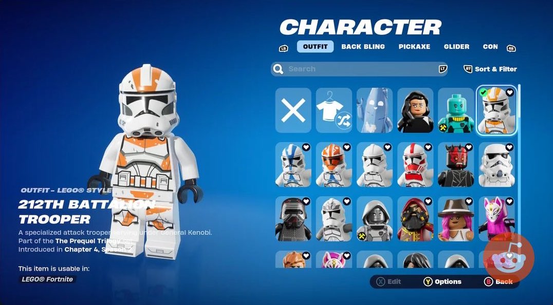 i might actually get back into fortnite now that i can be a lego clone trooper…