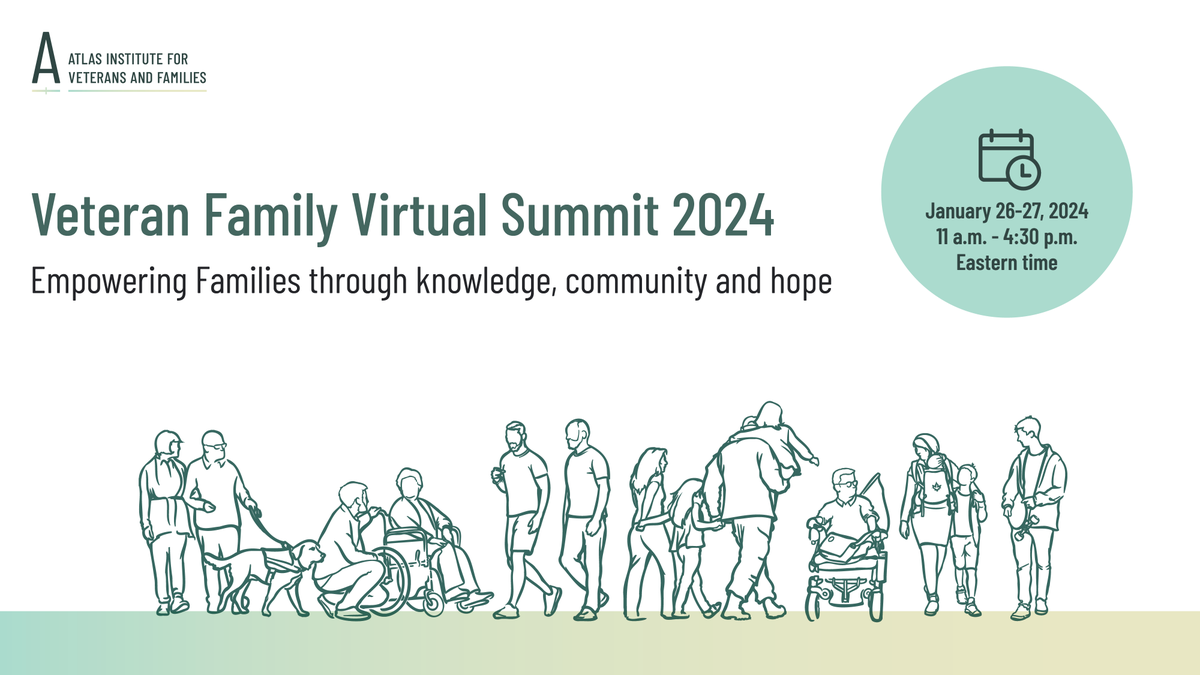 Atlas Institute for Veterans and Families (@atlasveteransca) on Twitter photo Join the Veteran Family Virtual Summit on Jan 26–27, 2024! Explore available support for RCMP Veteran Families at <a href="/RCMPVetsGRC/">RCMP Veterans Association des Vétérans de la GRC</a>'s virtual booth from any location. Engage, connect and you may even win prizes! Limited spots. Register free. atl-as.ca/family-summit-… Join the Veteran Family Virtual Summit on Jan 26–27, 2024! Explore available support for RCMP Veteran Families at <a href="/RCMPVetsGRC/">RCMP Veterans Association des Vétérans de la GRC</a>'s virtual booth from any location. Engage, connect and you may even win prizes! Limited spots. Register free. atl-as.ca/family-summit-…