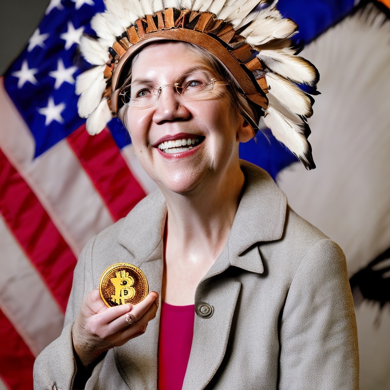 <a href="/BitcoinMagazine/">Bitcoin Magazine</a> Wait until she decides she is related to Satoshi Nakamoto.