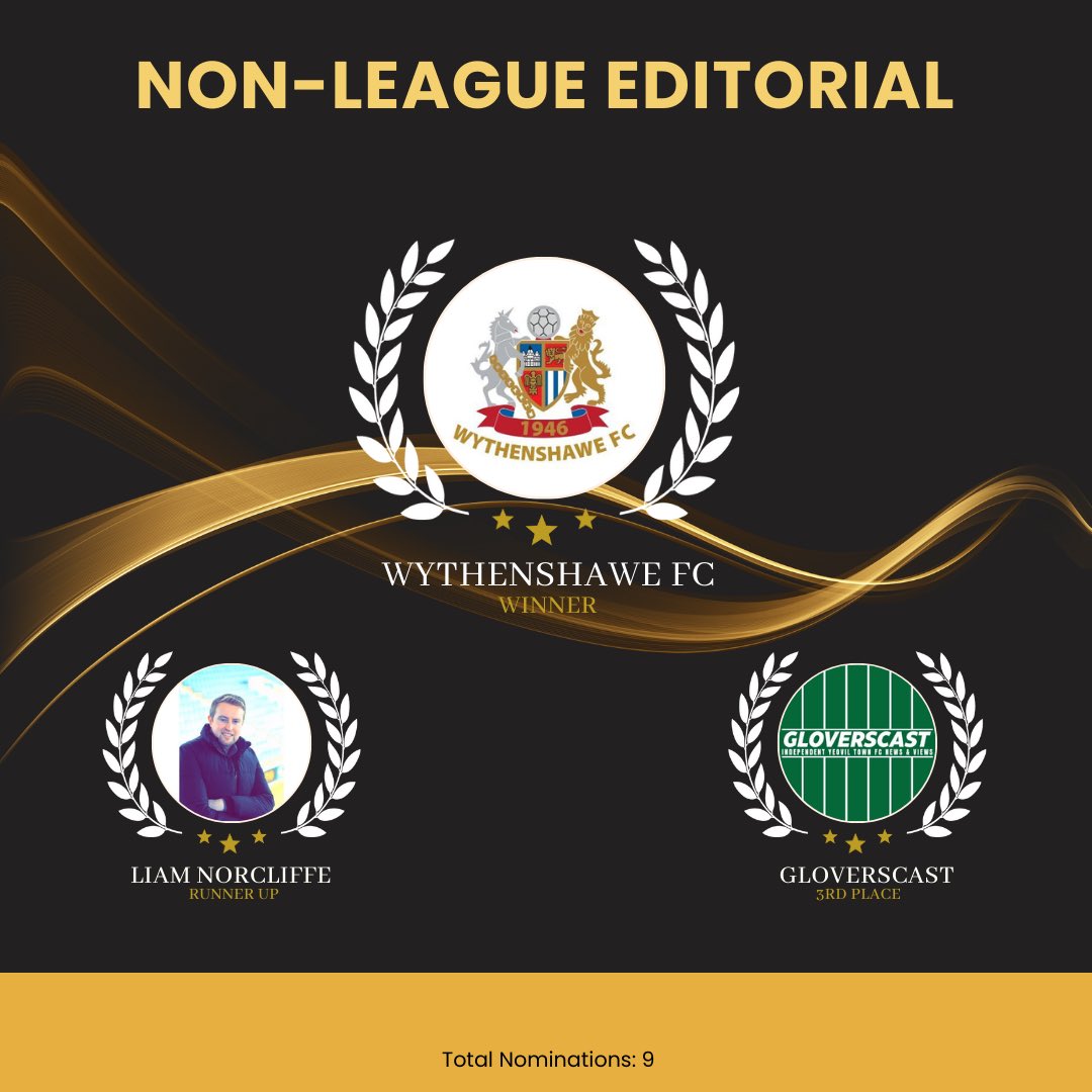 NL_Bible's tweet photo. They do the match reports. They follow them home and away. But this title was won by @WythenshaweFC. But all of the nominations were amazing.
—
If you placed in the top 3 (or involved in the clubs they do) please send us a dm. https://t.co/ZhdZWx2Vux