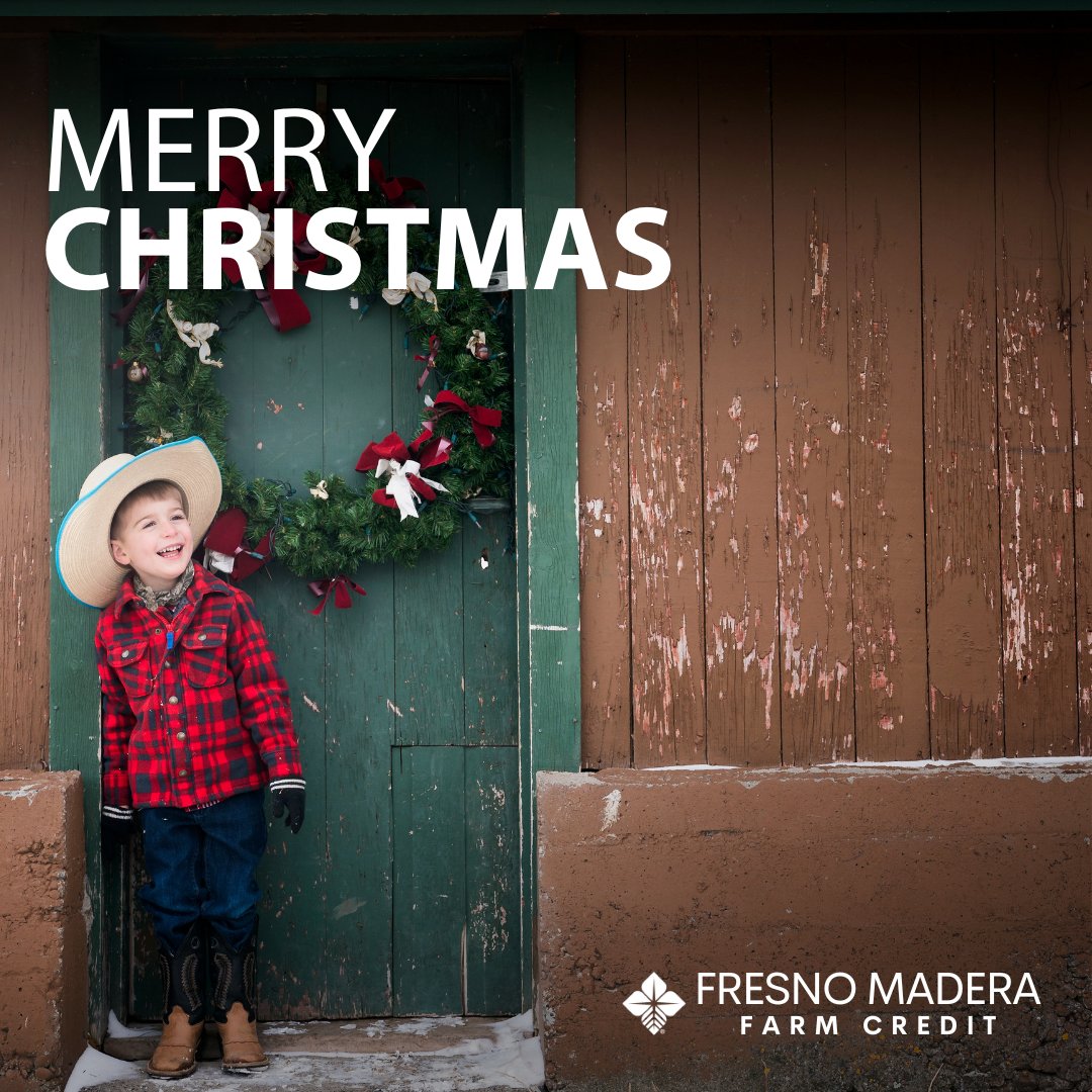 Wishing you and yours a very #MerryChristmas from your friends at #FMFarmCredit. 👏🎄