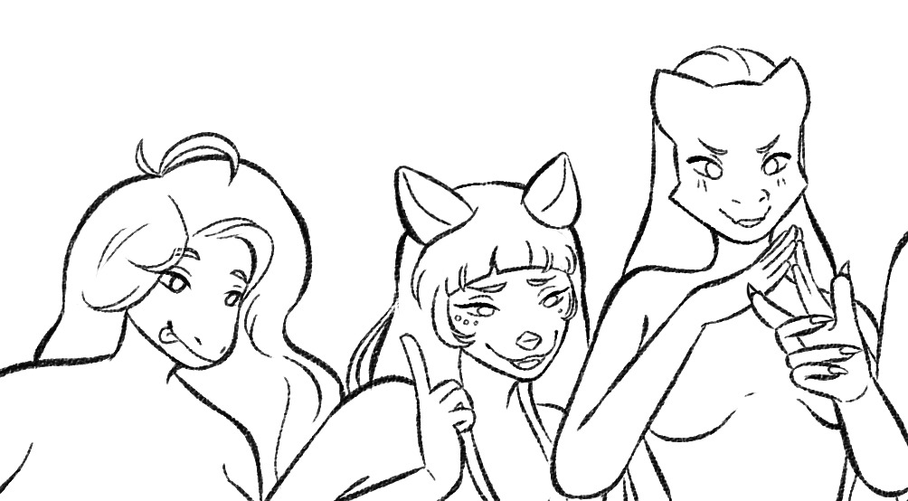 zizidraw's tweet photo. THIS LINEART THO
They look so gooooood 😭 https://t.co/nSQkb2uWVS