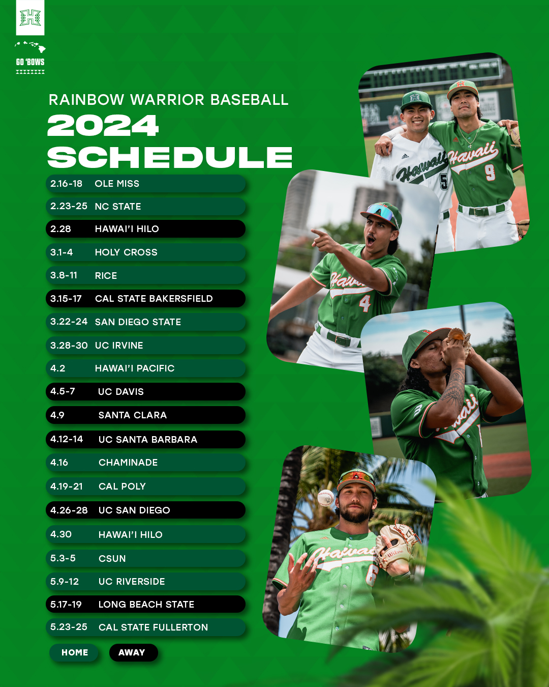 Uh Baseball Schedule 2025 Tv Sasha Costanza