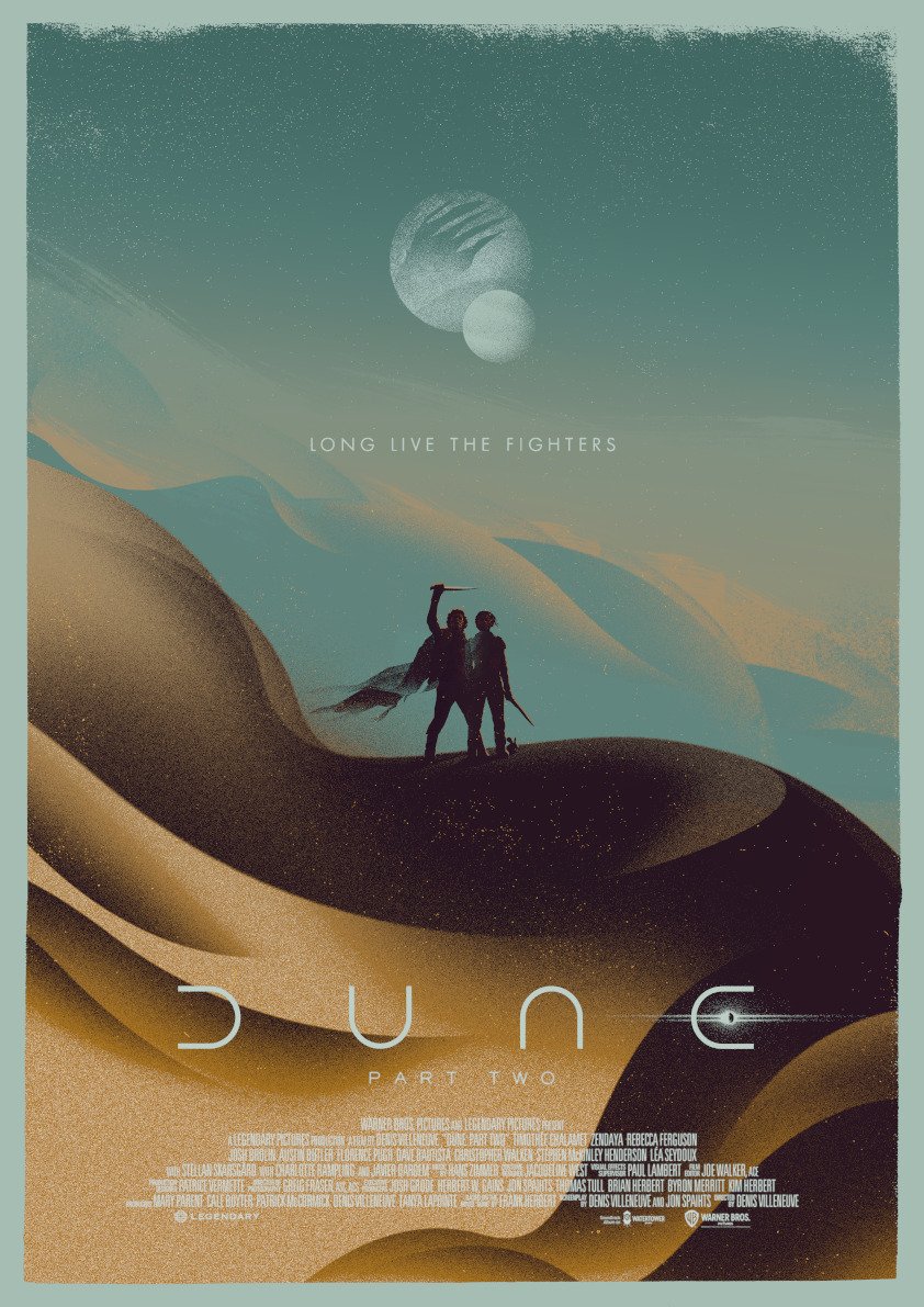 PosterSpy's tweet photo. PosterSpy PRO member @FelixTindall smashing it out the park with this Dune Part II poster! ⚾💥

#Dune #DunePartTwo #MoviePosters @dunemovie https://t.co/nnLhDbLAy4